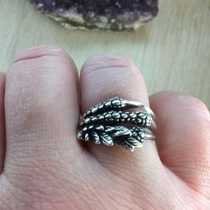 Dragon Claw Ring Sterling Silver Stamped